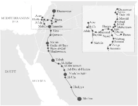 Figure 9:Route to Mecca, ( author work).
