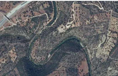 Fig. 3.9. Ortofotomapa com a situação geográfica do Castelo de Paderne. http://mapas.cm-albufeira.pt