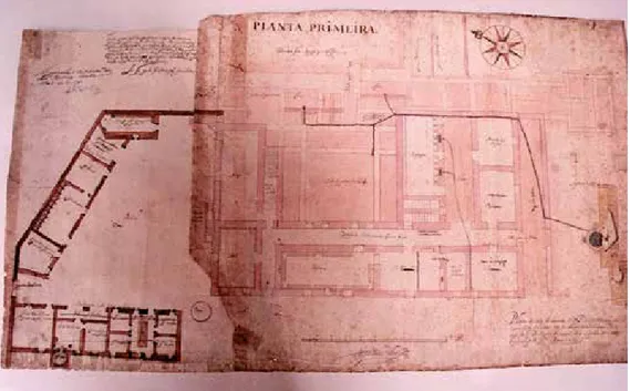Fig. 17.   João Nunes Tinoco (1616-1690) e Frei Pedro da Conceição (1677-1745), Planta Primeira