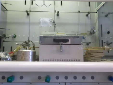 Fig. 2.1: Pyrolyser set-up 