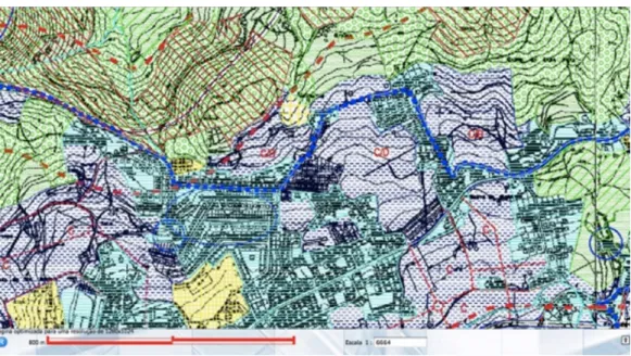 Fig. 4: Extrato da Planta de Ordenamento do Território do PDM de Braga. Fonte: www.sig.cm-braga.pt 