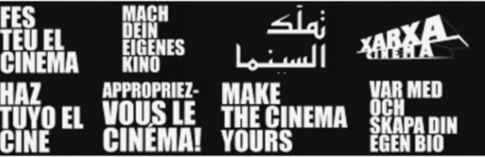 Figura 1: cartel de la campaña Fes teu el cinema (Xarxa Cinema)