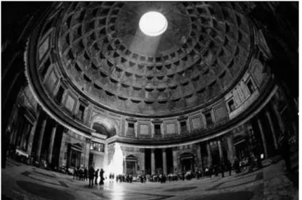 Figura 3- Entrada de luz pelo oculo do Panteão g