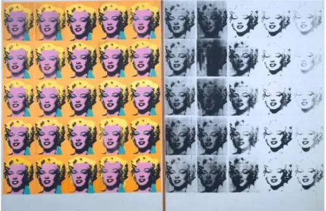 Fig. 8.  Andy Warhol, Marilyn Diptych, 1962