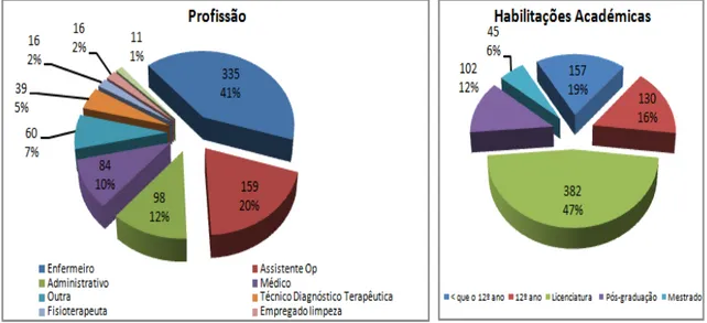 Gráfico 6: Participação dos inquiridos por hospital 