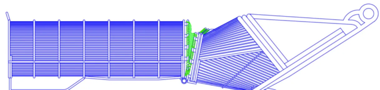 Figure  1.2.  Diagrammatic  representation  of  the  metallic  grid  dredge  used  in  the  bivalve  fishery
