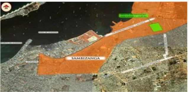 Figura 1.1. Mapa do município do bairro do  Sambizanga
