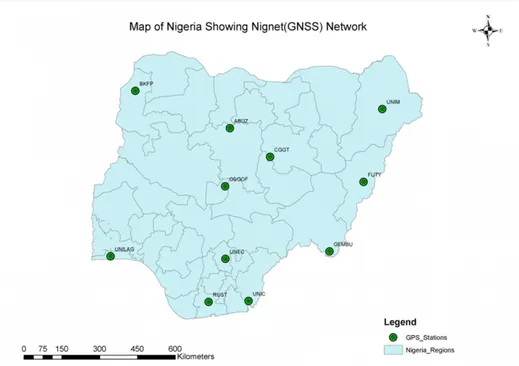 Figure 1.2: NIGNET map