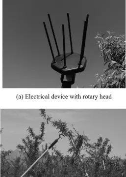Fig. 4 Portable devices used as fruit thinners [4] 