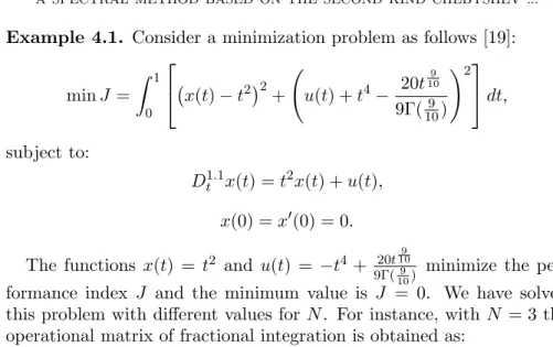 Table 1. Numerical results for Example 4.1