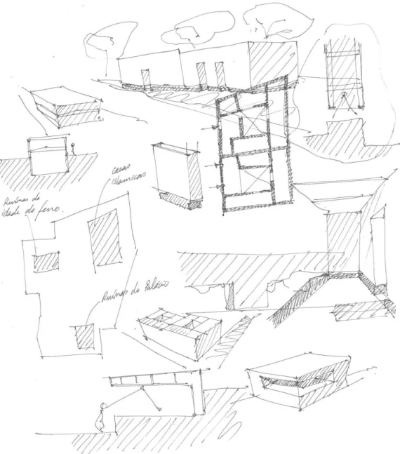 Fig. 12 - Esquissos de estudo. 