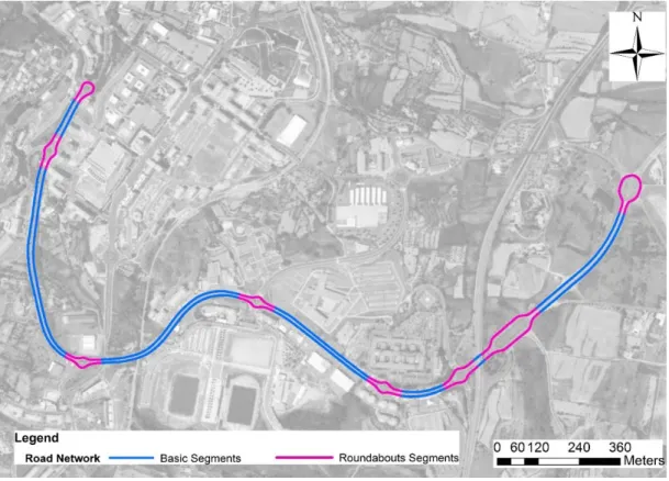 Figure 5. Case study: Road network segmentation 