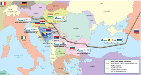 Fig. 1 South Stream Route 5