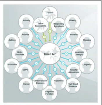 Figure 4. The Eco-Health Relationship Browser. Image cour- cour-tesy of US EPA Enviroatlas, https://www.epa.gov/enviroatlas.