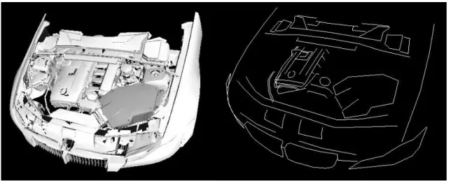 Figure 5: Example of line extraction for ICL. 