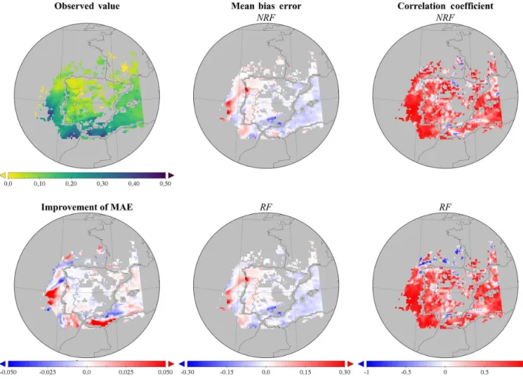 Figure 5. As Fig. 4 but for the fire episode (temporal mean from 25 July to 7 August).