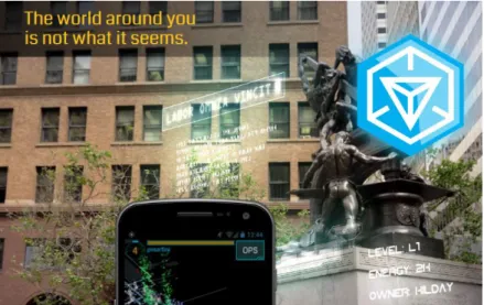 Figura 2.7: Videojogo em Realidade Aumentada: Ingress.