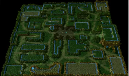 Figura 3.16: Mapa original do Starcraft 2.