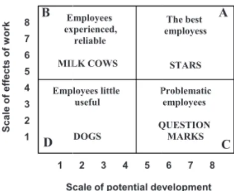 Fig. 12 – General characteristics of the personal BCG matrix. Source: own study