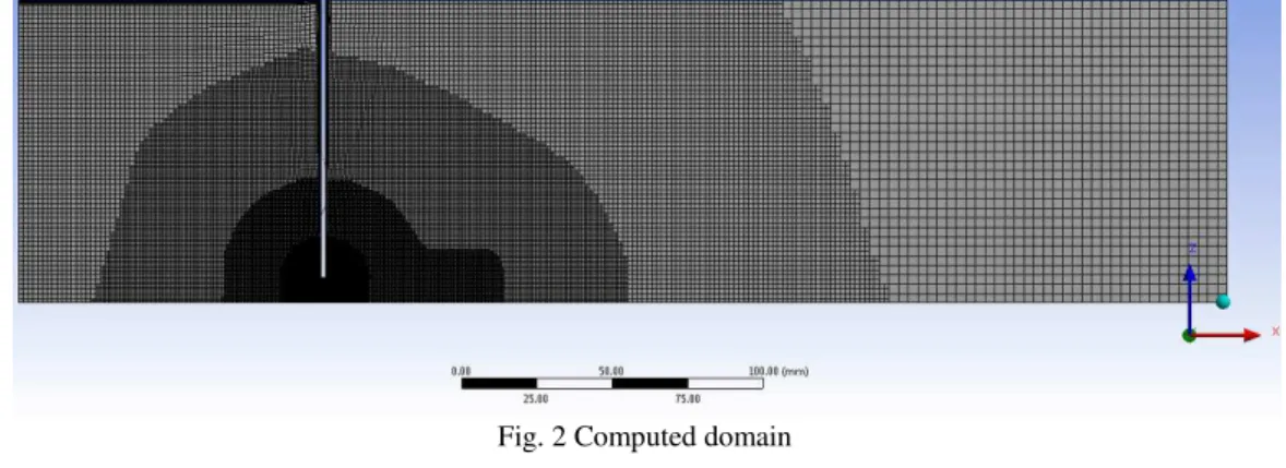 Fig. 2 Computed domain 