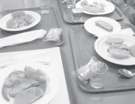 Figura 4.1 – Almoço no refeitório de uma escola secundária                      da cidade de Lisboa