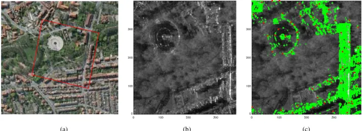 Figure 3: Identification of homogenous patches for a part of Lueneburg which has deformed highly in the considered time period