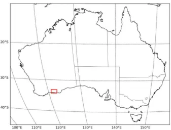 Figure 1: Location of case study area, Esperance region, Western Australia