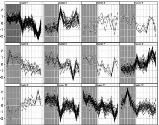 Figure 3. Profiles of Gene Expression in the Uterine Cervix from Women before or after the Onset of Labor