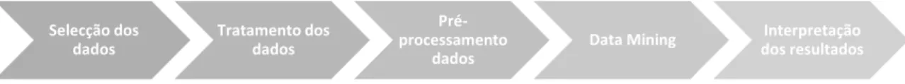 Figura 2.2 - Processo de DCBD (Santos &amp; Ramos, 2009) p. 105. 