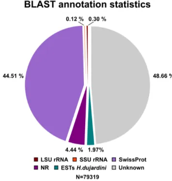 Figure 4. BLAST annotation of transcriptome assembly.