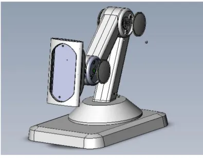 Figura 4.2.1 Apresentação 3D do primeiro protótipo do SmartLamp, fornecido pela empresa 