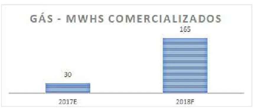 Figura 14: MWhs comercializados (anual) 