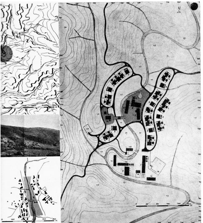 Fig. 6  Project  for a rural area at the extreme Northeast of Portugal, from the architects Viana de Lima, Fernando Távora e O