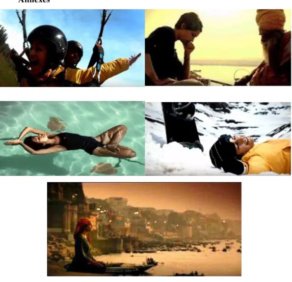 Fig. I. Posture in tourism audio-visual commercial: India, 2013  Source: https://www.youtube.com/watch?v=ChOAVBHc7gI
