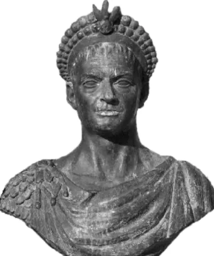 Figura  02  -  Estátua  do  imperador  Teodósio I, o último líder de um Império  Romano  unificado
