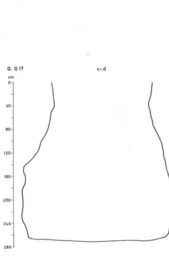 Fig.  2 - Perfil  do  silo  1  de  G  17. 