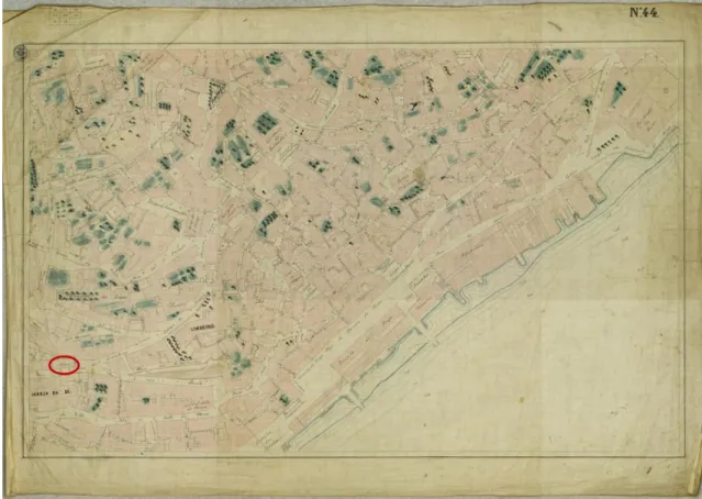 Figura 1: Levantamento Topográfico de Lisboa, 1871 