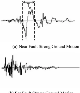 Fig. 1. The time-histories of two different strong ground motion velocities.