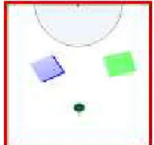 Fig 7. A top view of the experimental setup used. The signal  source  is  first  moved  to  the  TL  corner,  followed  to  TR  corner, then to BR corner, further to BL corner and lastly  positioned at CO