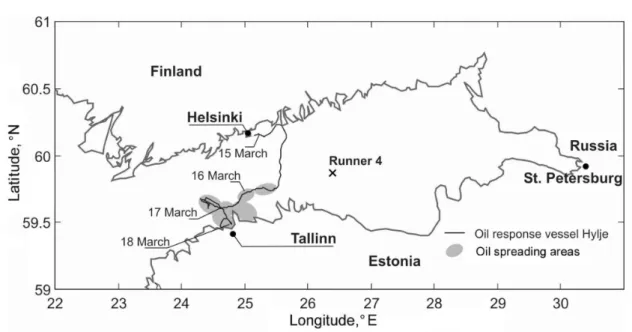 Figure 7 shows the ice conditions in the Gulf of  Finland on 17 and 20 March 2006. When combined with  Fig