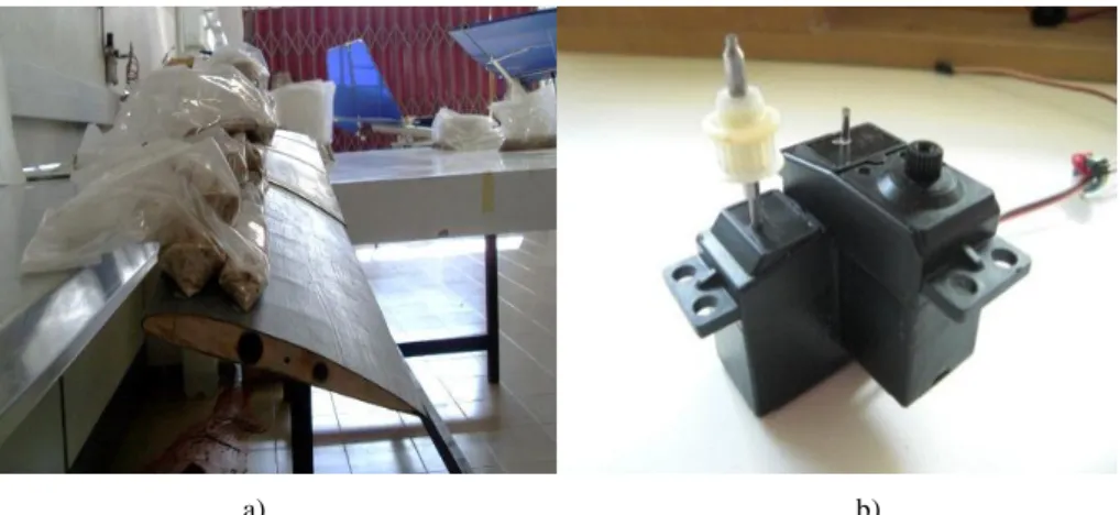 Figure 2.1 and 2.2 – VSW on bench test and servo mechanism respectively. 