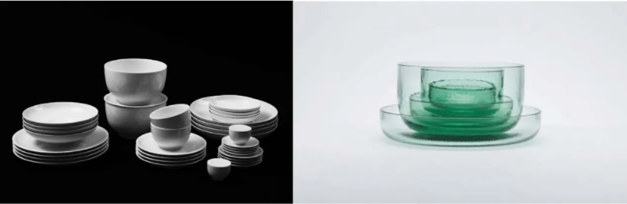 Figura 15 e 16: Coup, Konstantin Grcic, 2003 / Bottleware, Oki Sato, 2012 