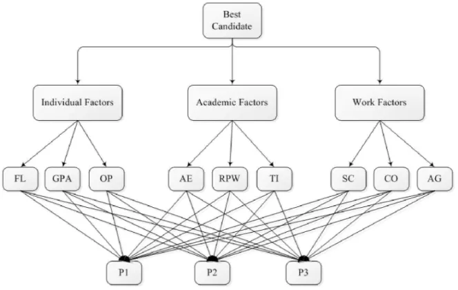 Fig. 2. The hierarchy of the problem 