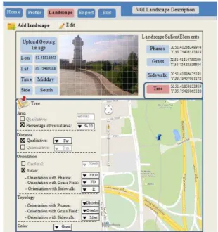 Figure 2. The web-based platform designed to   collect the crowdsourced landscape descriptions 