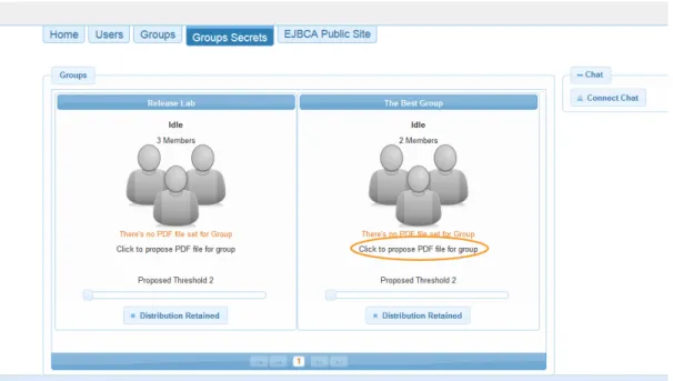 Figure 5.13: Web application propose PDF