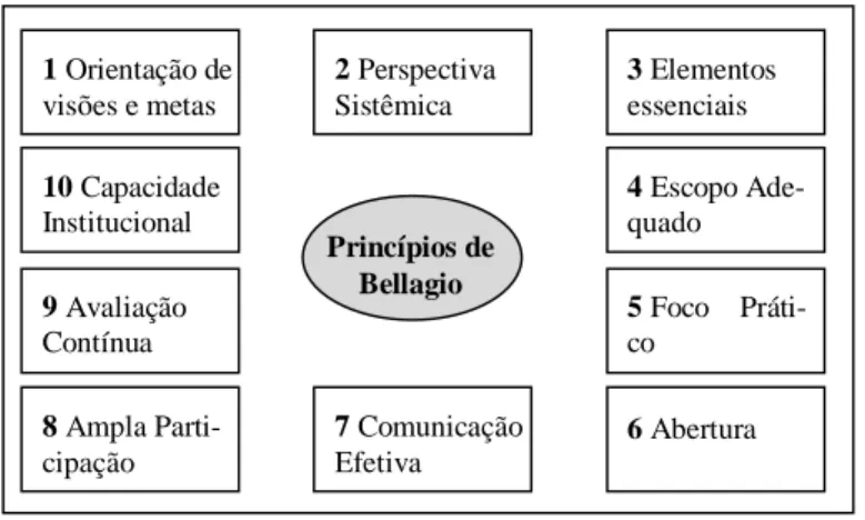 Figura 2: Princípios de Bellagio. 
