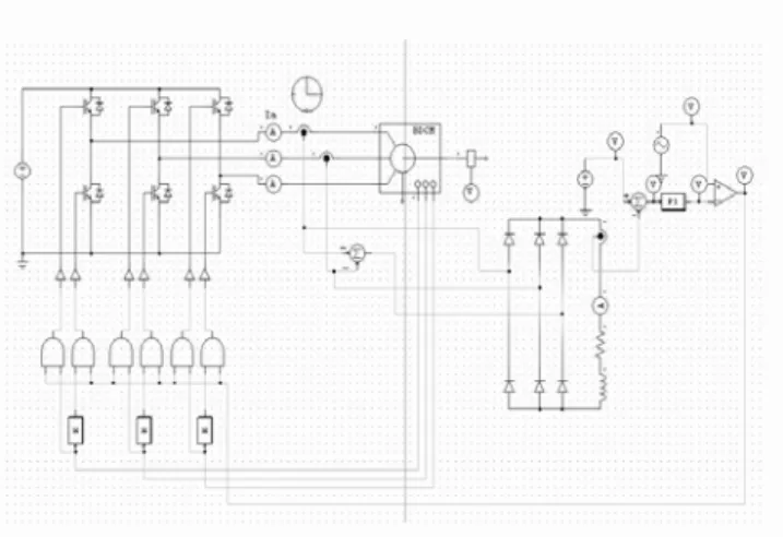 Fig 4. Simulated Circuit diagram for the proposed method using PSIM 
