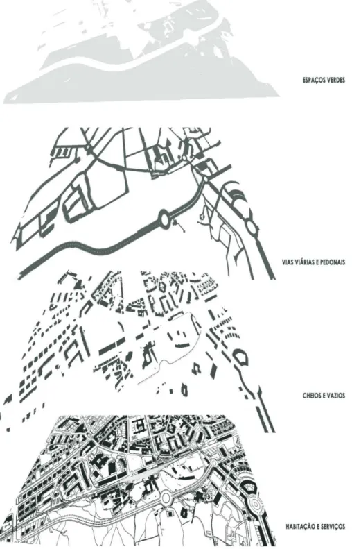 Figura 5- Plantas de análise do vazio urbano e sua envolvente 