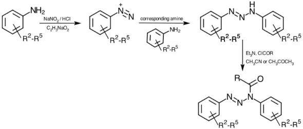 Figure 10 - Structure of 1,3-diaryltriazenes. 