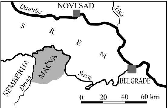Figure 1. Location of the studied area 